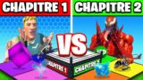 CHAPITRE 1 vs CHAPITRE 2 Challenge FORTNITE