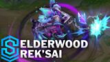 Elderwood Rek'Sai Skin Spotlight – Pre-Release – League of Legends