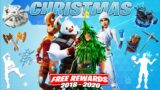Evolution of all Christmas/Winter Challenges FREE REWARDS! (2018 – 2020) Fortnite