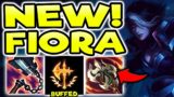FIORA TOP IS NOW 100% STRONGER THAN EVER (CONQ BUFFS) S12 FIORA TOP GAMEPLAY (Season 12 Fiora Guide)