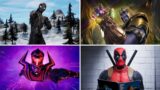 Fortnite All Marvel Crossover Trailers, Shorts & Cutscenes