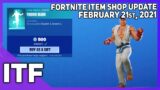 Fortnite Item Shop TOOSIE SLIDE IS BACK! [February 21st, 2021] (Fortnite Battle Royale)