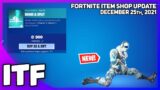 Fortnite Item Shop TWO *NEW* EMOTES! [December 25th, 2021] (Fortnite Battle Royale)