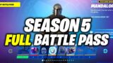 Fortnite Season 5 Chapter 2 – BATTLE PASS – How to Unlock & UPGRADE (ALL 100 TIERS REWARDS)