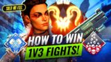 HOW TO WIN 1V3 FIGHTS CONSISTENTLY! (Apex Legends Tips and Tricks Pros Use to Win Outnumbered)