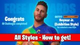 How to get Neymar Skin Second Style Exhibition in Fortnite (How to complete epic quests in Fortnite)