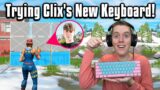 I Used Clix's NEW Keyboard In Arena! – Fortnite Chapter 3