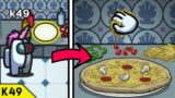 If Innersloth released New Task in Among Us – Make Pizza