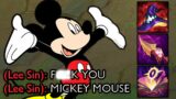 NERF MICKEY MOUSE IN LEAGUE OF LEGENDS