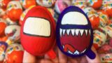NEW! Among Us Kinder Joy opening ASMR – A lot of Kinder Surprise egg toys