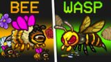 *NEW* BEE vs WASP IMPOSTER ROLE in Among Us?!
