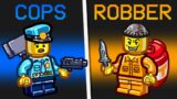 *NEW* LEGO COPS vs ROBBERS IMPOSTER ROLE in Among Us?!