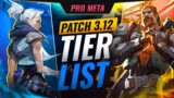 NEW UPDATE: BEST Agents TIER LIST For PRO META! – Valorant Patch 3.12
