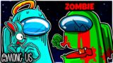 *NEW* ZOMBIE GAME MODE! | Among Us [Custom Mod] (ft. H2O Delirious, Cartoonz, & More)
