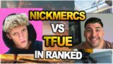 NICKMERCS's team vs TFUE's team in ranked | PERSPECTIVE ( apex legends )