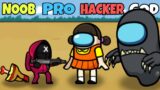 NOOB vs PRO vs HACKER in Squid Game But It's Among Us