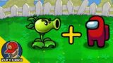 Plants vs Zombies + Among Us Animation ( Peashooter + Impostor)