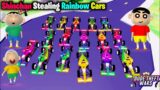 Shinchan Stealing Special Rainbow Cars in Dude Theft Wars | Sasti Gta V