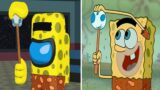 SpongeBob VS Among Us (2D Animation)