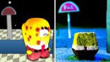 Spongebob IRL vs Among Us Funny Animation