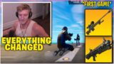 TFUE Play FIRST GAME Of Fortnite Chapter 3 & REACTS To New SLIDING MECHANICS!  (Chapter 3 Season 1)