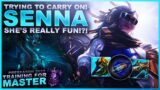 TRYING TO CARRY WITH SENNA! – Training for Master | League of Legends