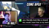 TSM ImperialHal tries to invite Snip3down to play Apex Legends, then roasts him…