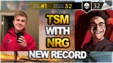 TSM WITH NRG   |  Apex Predator Season 11 gets KILL RECORD 32 ( squad KILLS ) |  ( apex legends )