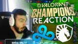 Tarik Reacts to CLOUD 9 vs TEAM LIQUID | Valorant Champions Watch Party! ft. Shroud & Just9n