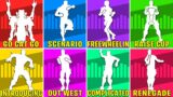 Top 25 Popular Fortnite Emotes With Legendary Music! (Out West, The Renegade, Scenario)