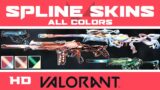 VALORANT Spline Skins Bundle | ALL COLORS IN-GAME | Skin Collection HD Showcase