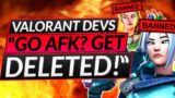 Valorant Devs Introduce THE END of AFK Players – HUGE BANS, NO MERCY – Update Guide