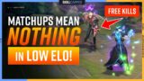 Why Matchups mean NOTHING in LOW ELO! – League of Legends