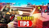 30 RAPID FIRE Fortnite Tips & Tricks So You Can Improve FAST & WIN MORE GAMES!