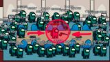 Among Us But It's Squid Game with 1 Million Players… I'm Squid Game Soldier on Airship Map