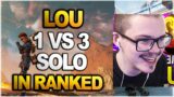 COL_LOU Saved by  With 1 VS 3 in ranked !! PK GAMEPLAY!  ( Apex Legends )