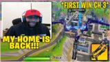 DAEQUAN REACTS To TILTED TOWERS BACK & LOVE Fortnite Again After FIRST WIN In Chapter 3!  (FUNNY)