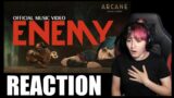 Enemy | Arcane League of Legends Music Video Reaction!