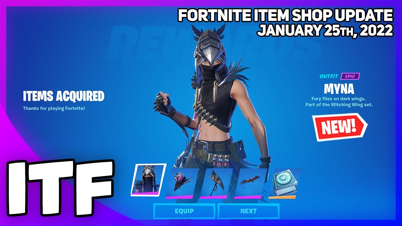 Fortnite Item Shop *NEW* WITCHING WING QUEST PACK! [January 25th, 2022 ...