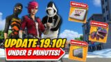 Fortnite Update 19.10 Explained EVERYTHING You NEED TO KNOW About TILTED TOWERS In UNDER 5 MINUTES