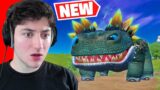 Fortnite added a HUGE Dinosaur…