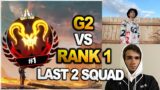 G2's TEAM vs RANK 1's TEAM in ranked  | LAST 2 SQUAD |  HARD GAME | PERSPECTIVE ( apex legends )