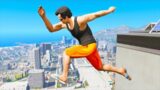 GTA 5 Jumping off Highest Buildings – GTA V Funny Moments #6