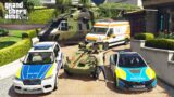 GTA 5 – Stealing German Emergency Vehicles with Michael! | (GTA V Real Life Cars #39)