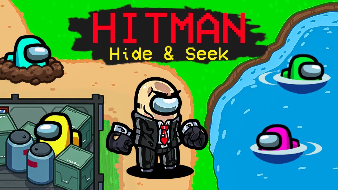 Hide and Seek HITMAN Mod in Among Us  Game videos