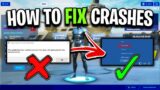How To Fix ALL CRASHES In Fortnite! (Simple Fix)