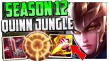 How to Play Quinn Jungle & CARRY for Beginners Season 12 + Best Build/Runes | League of Legends S12
