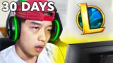 I Played League of Legends for 30 Days Straight (ft. Biofrost)