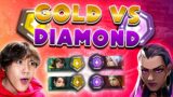 I hosted a GOLD vs DIAMOND Tournament.. (Valorant)