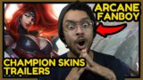 I'm NEW Reacting to 100+ League of Legends CINEMATICS | Champion Skins Reaction